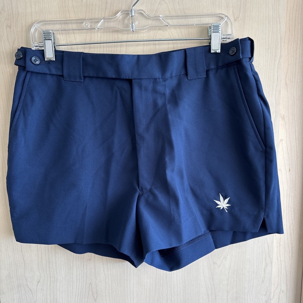 Vintage 80's Boaster Blue Shorts Mens Sz 34 3" Inseam Tennis Pickle ball Shorts
